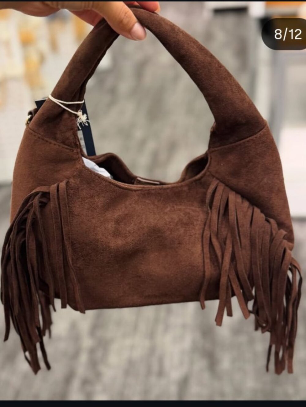 Universal Thread Brown Fringe Handbag
